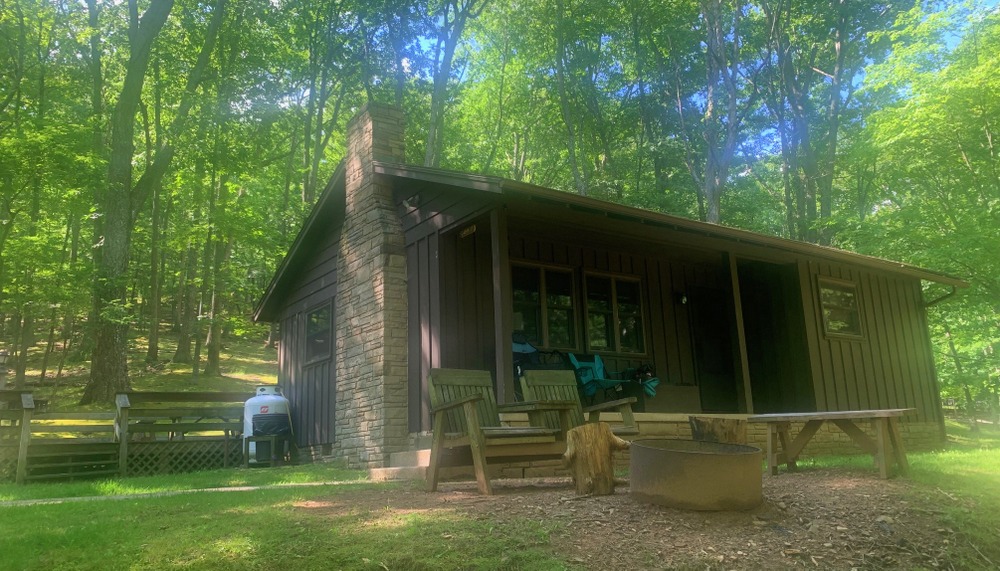 cabin 17 front at lost river state park wv