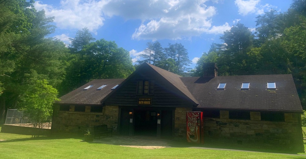 bath house built by civilian conservation corps in lost river state park wv