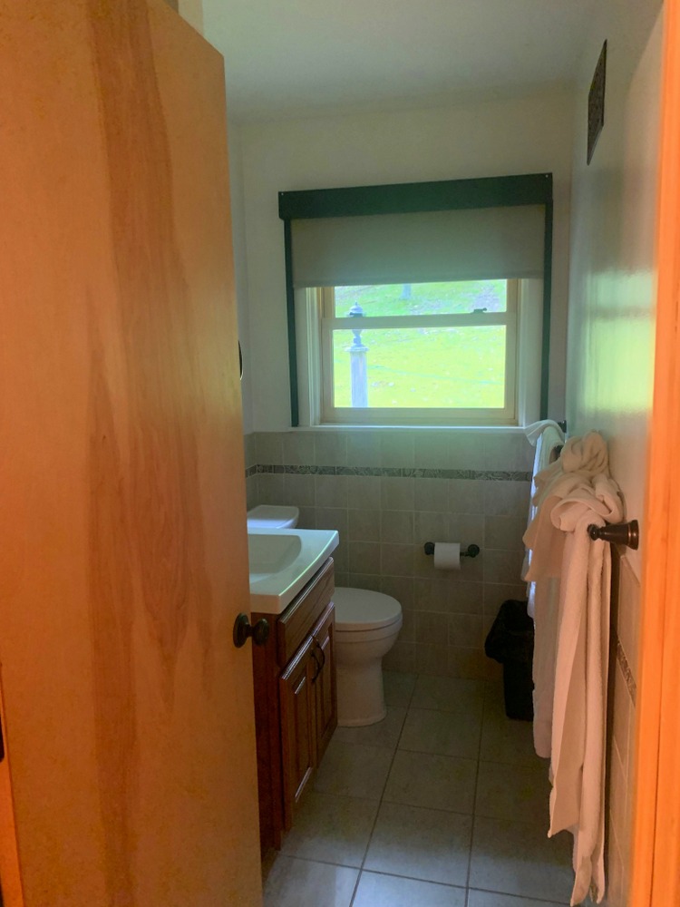 lost river state park wv cabin bathroom with shower