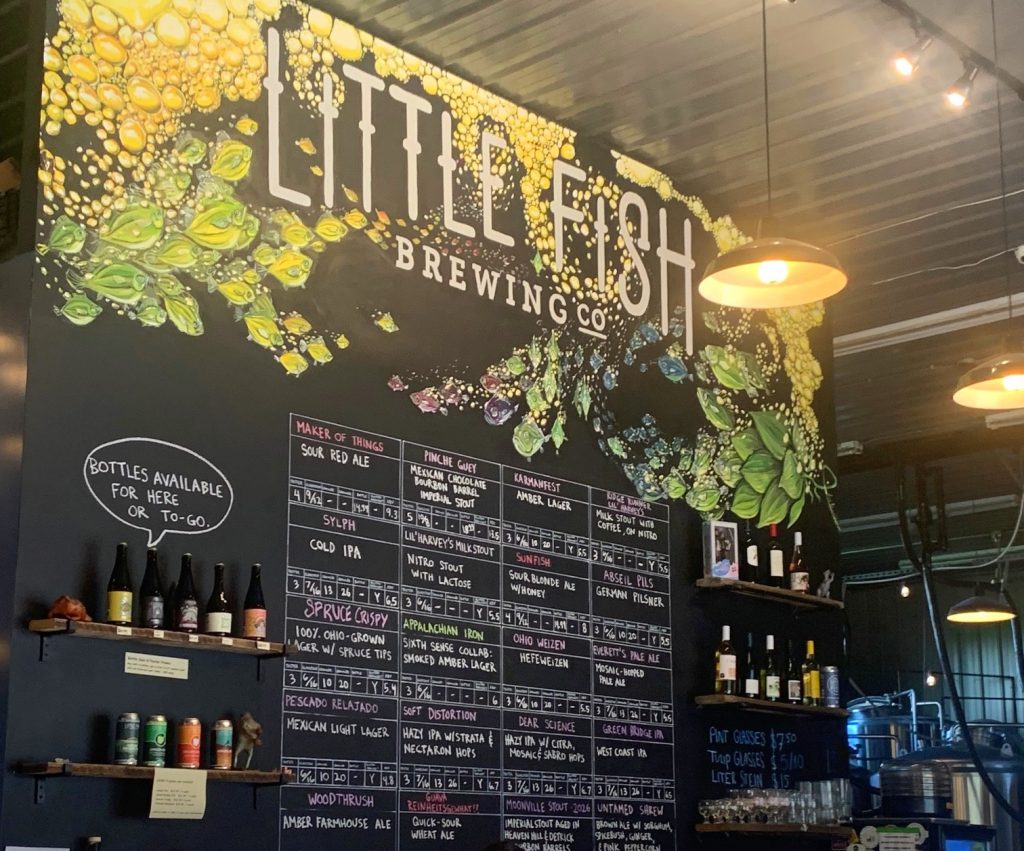 little fish brewing near burr oak state park