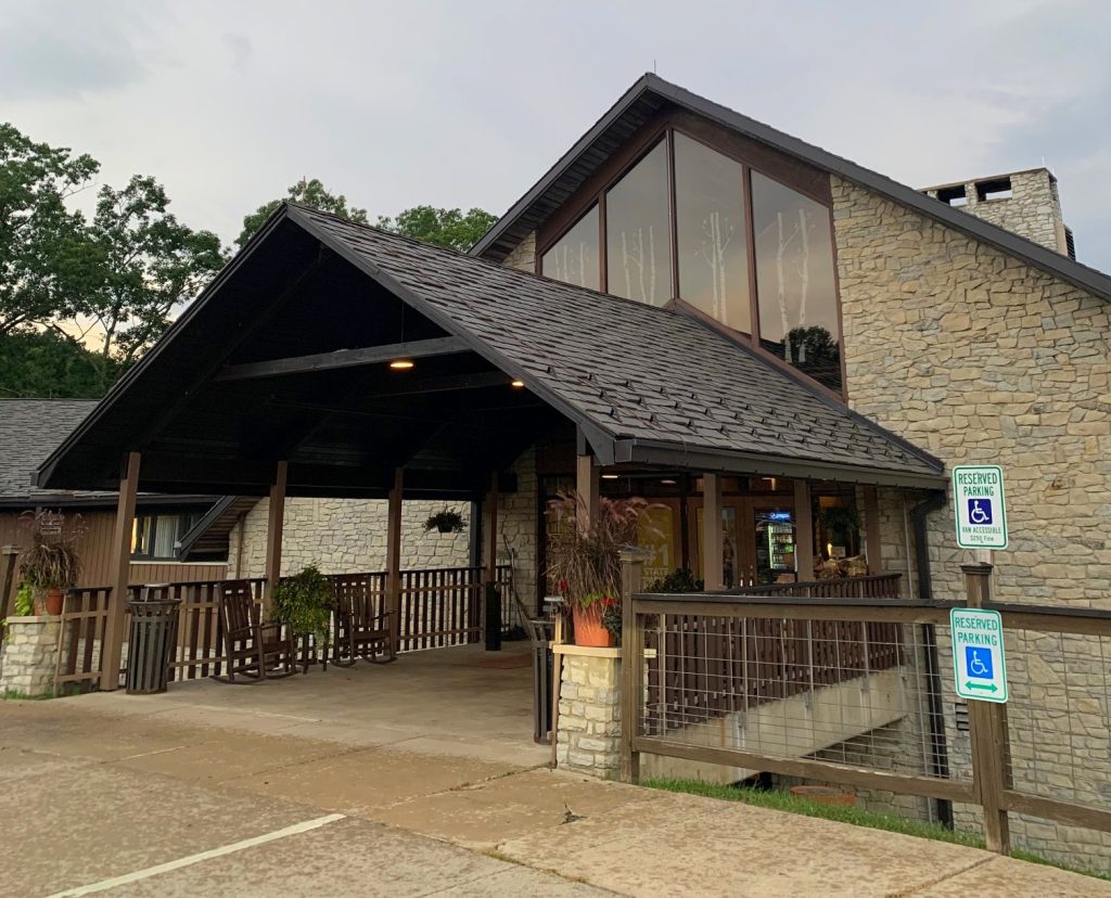 burr oak lodge entrance